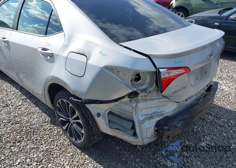 2015 Toyota Corolla S Plus из США, поврежденный, VIN 2T1BURHE6FC474907